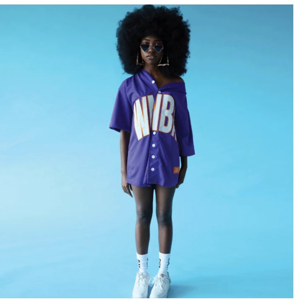 NWT PLAYA SOCIETY WNBA BASEBALL JERSEY Size L